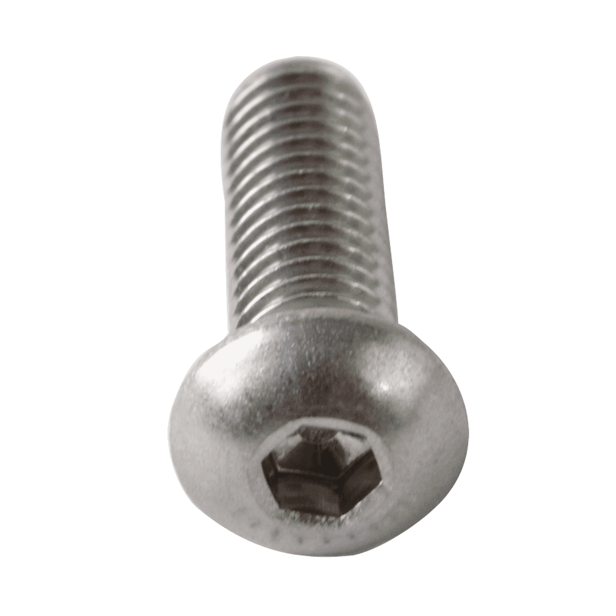 Button Head Screw, 5/16-18 x 1, Stainless Steel