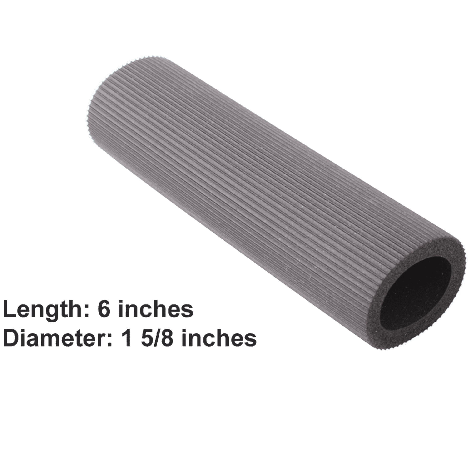 Open Ends Soft Foam Grip, 6" Long, Fits 1 3/8"