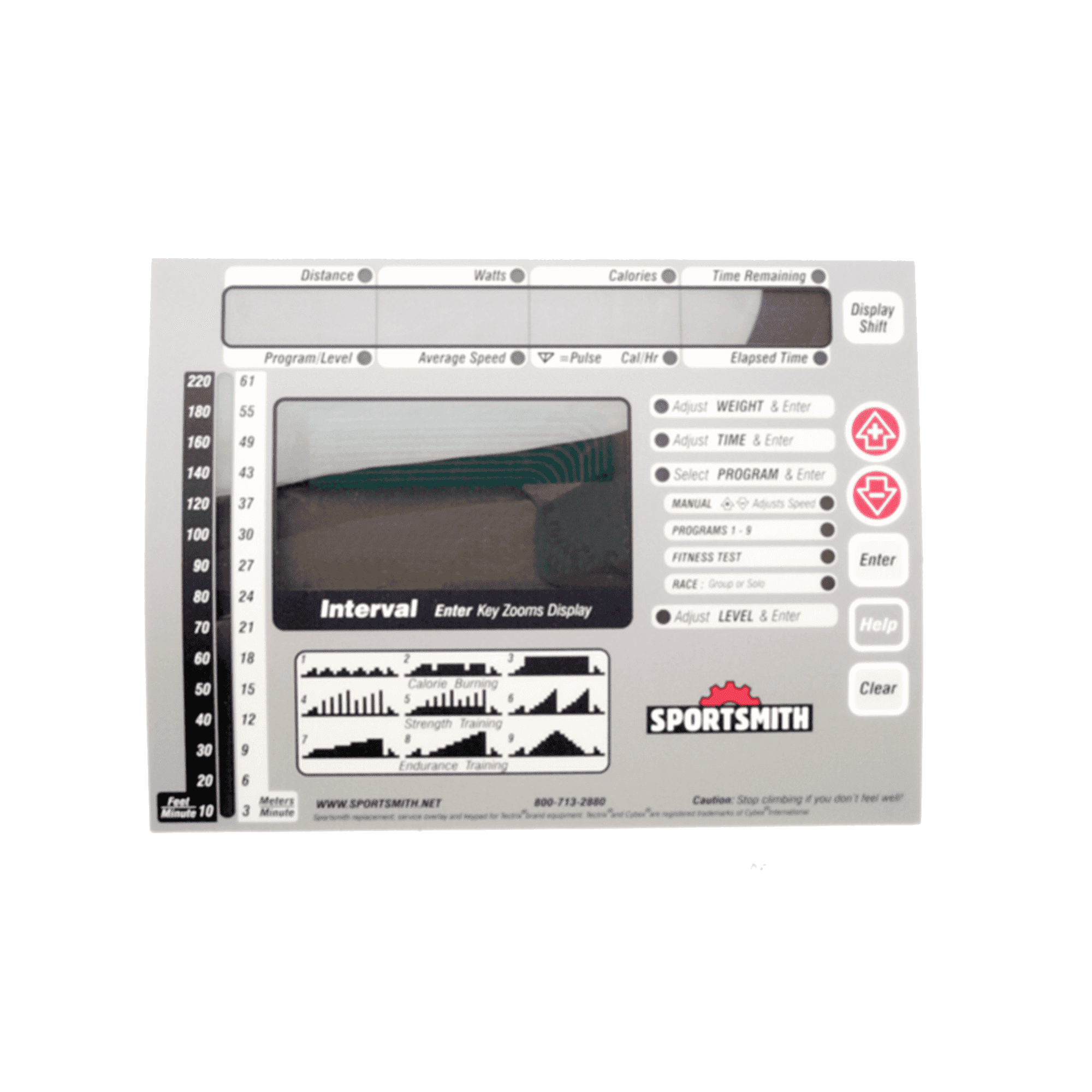 Tectrix Overlay and Keypad Replacement
