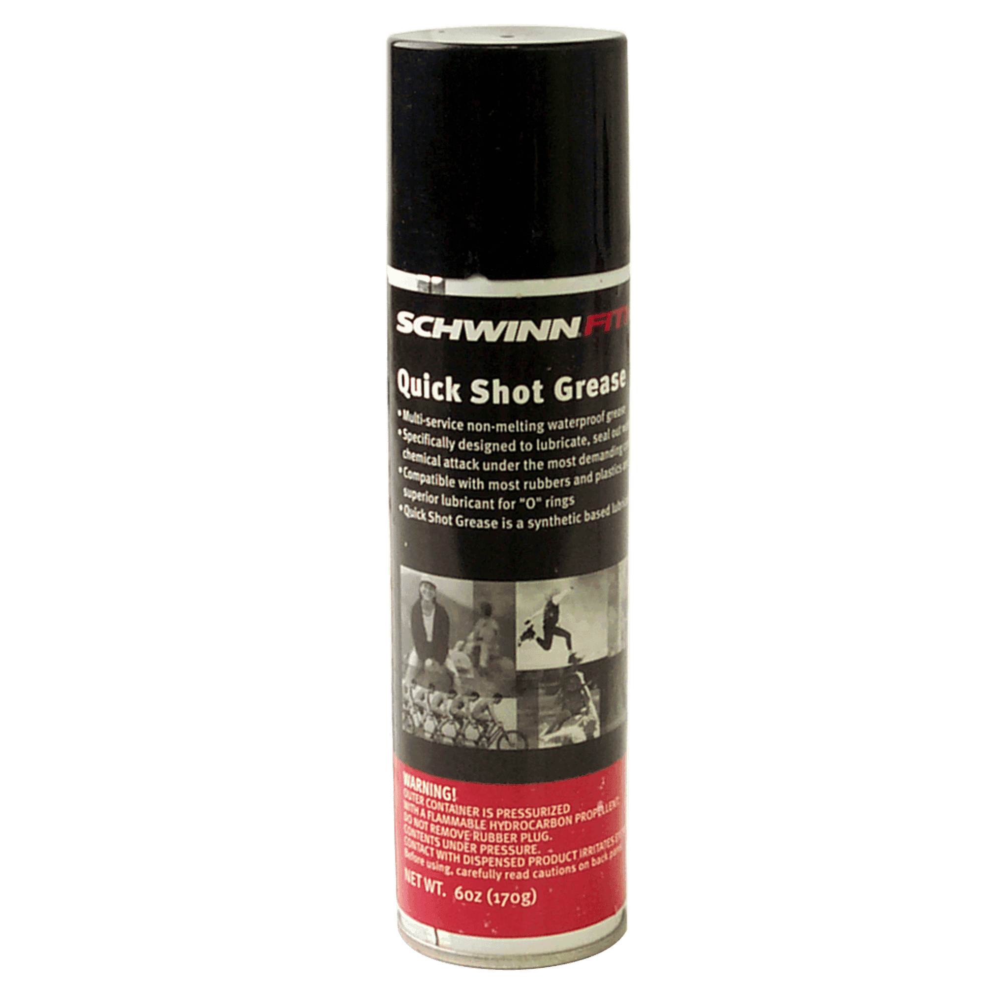 Quick Shot Aerosol Grease With Squirt Spout, Schwinn