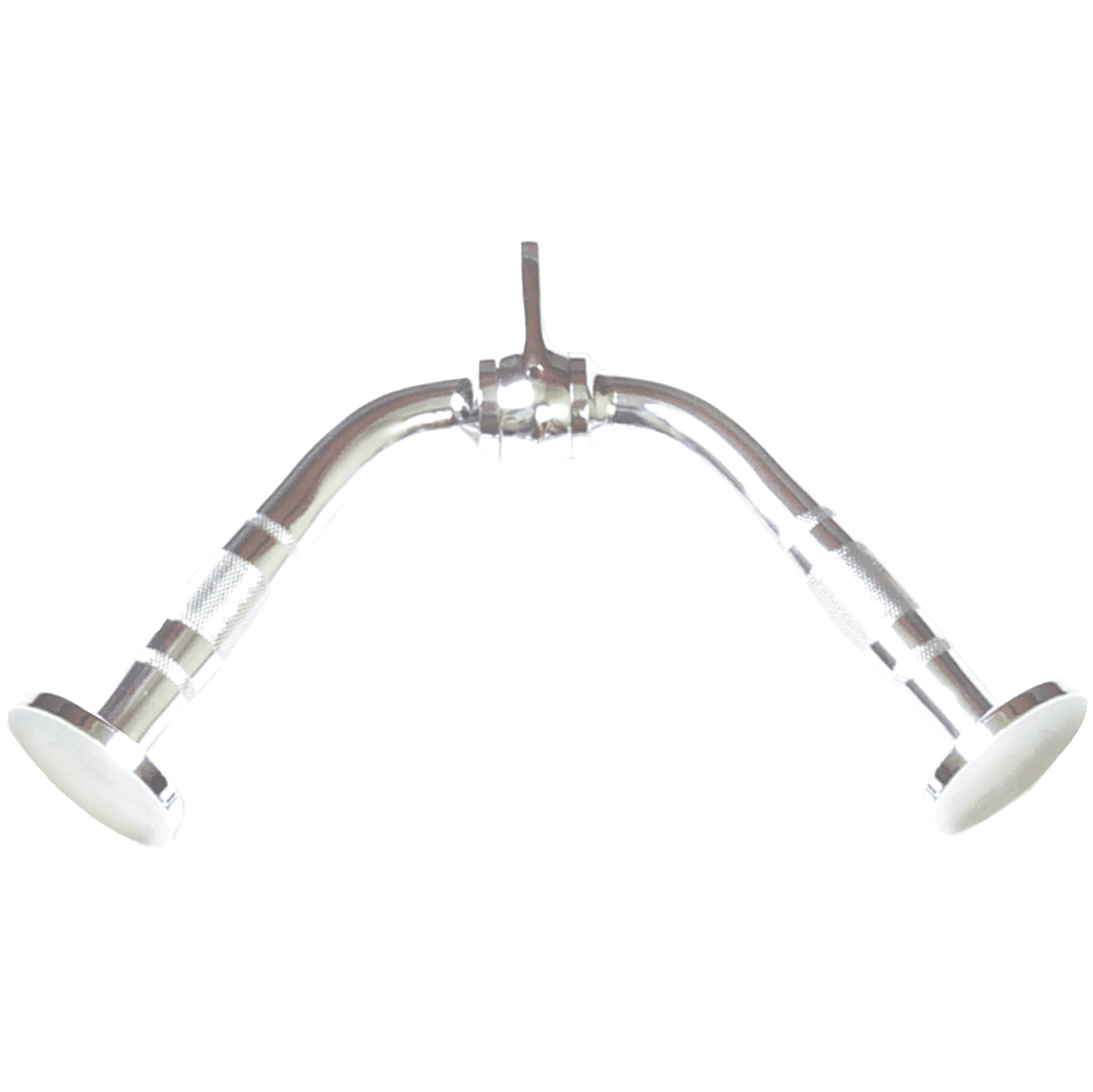 Triceps Press-Down Revolving Bar with Contoured, Knurled Grips