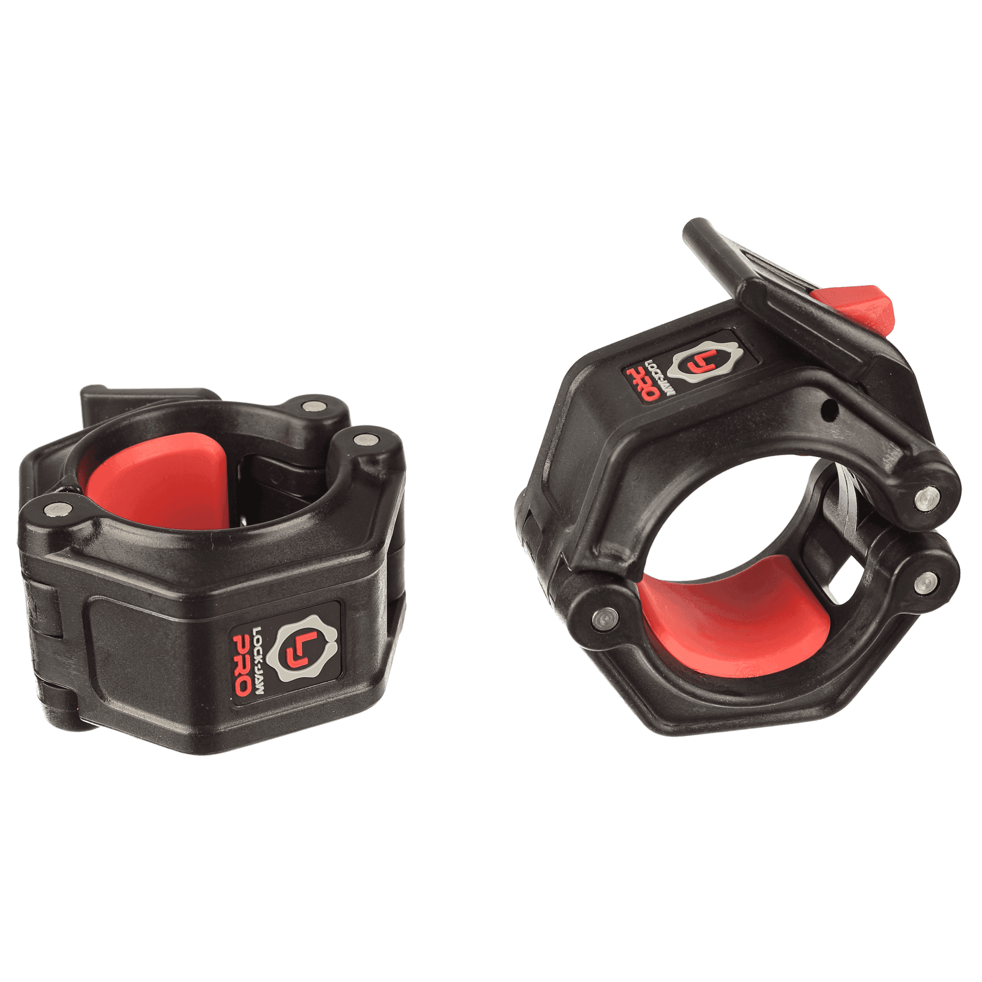 Lock-Jaw Pro 2 Olympic Bar Collars, Pair, Fits 2", Black