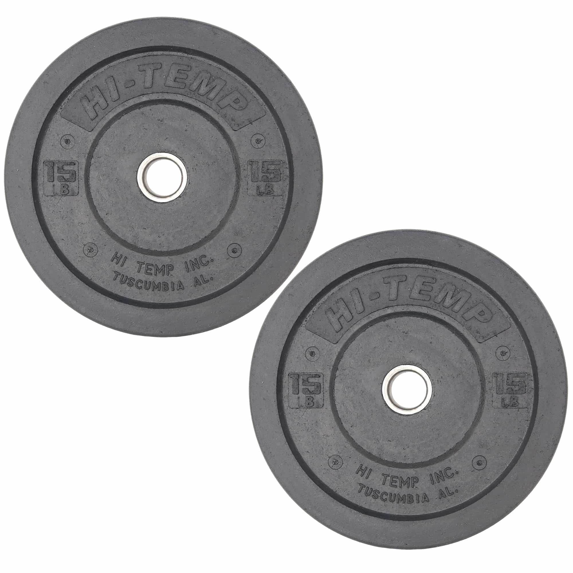 Hi-Temp Bumper Plate - 15 Lb - Pair