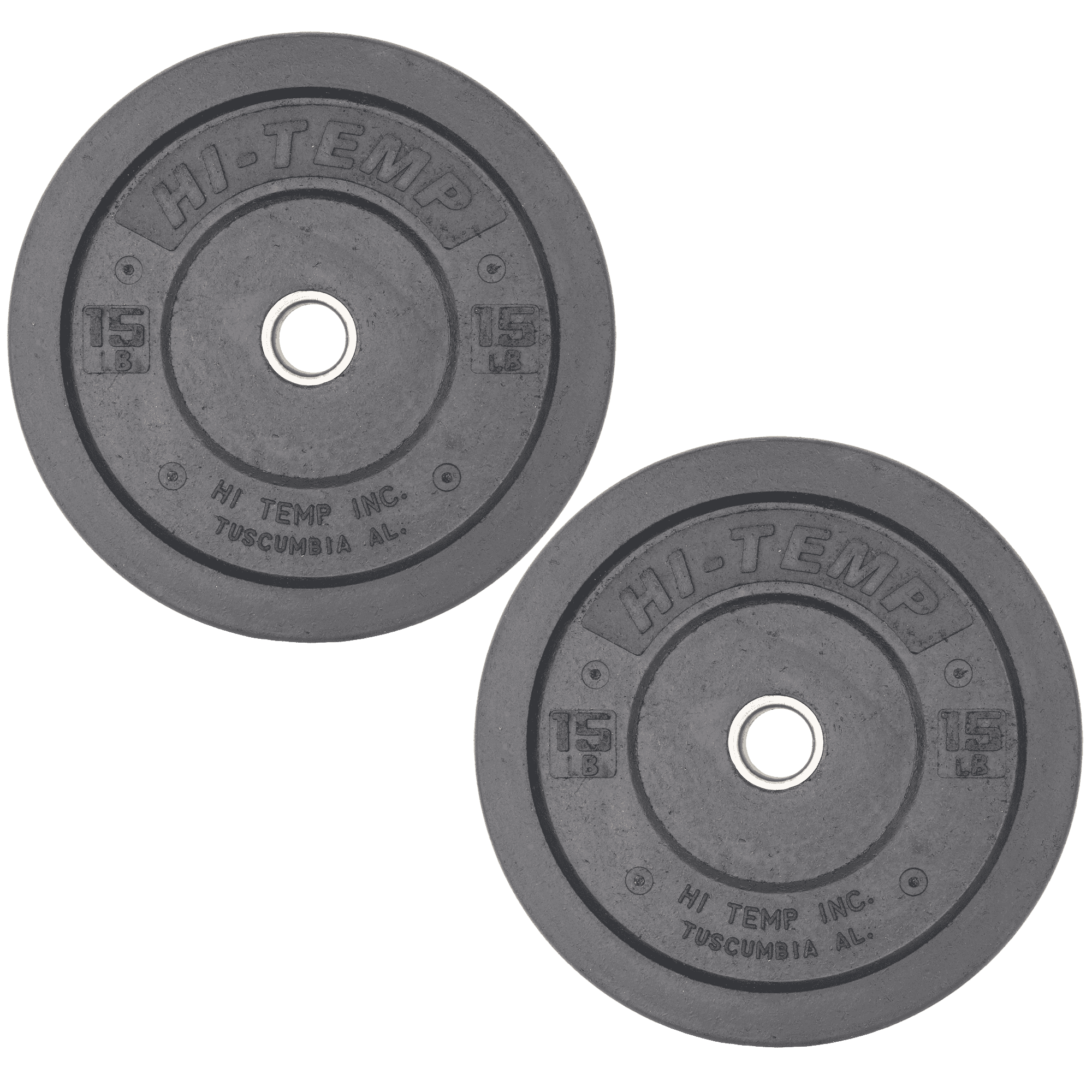 Hi-Temp 15 lb Bumper Plate Pair