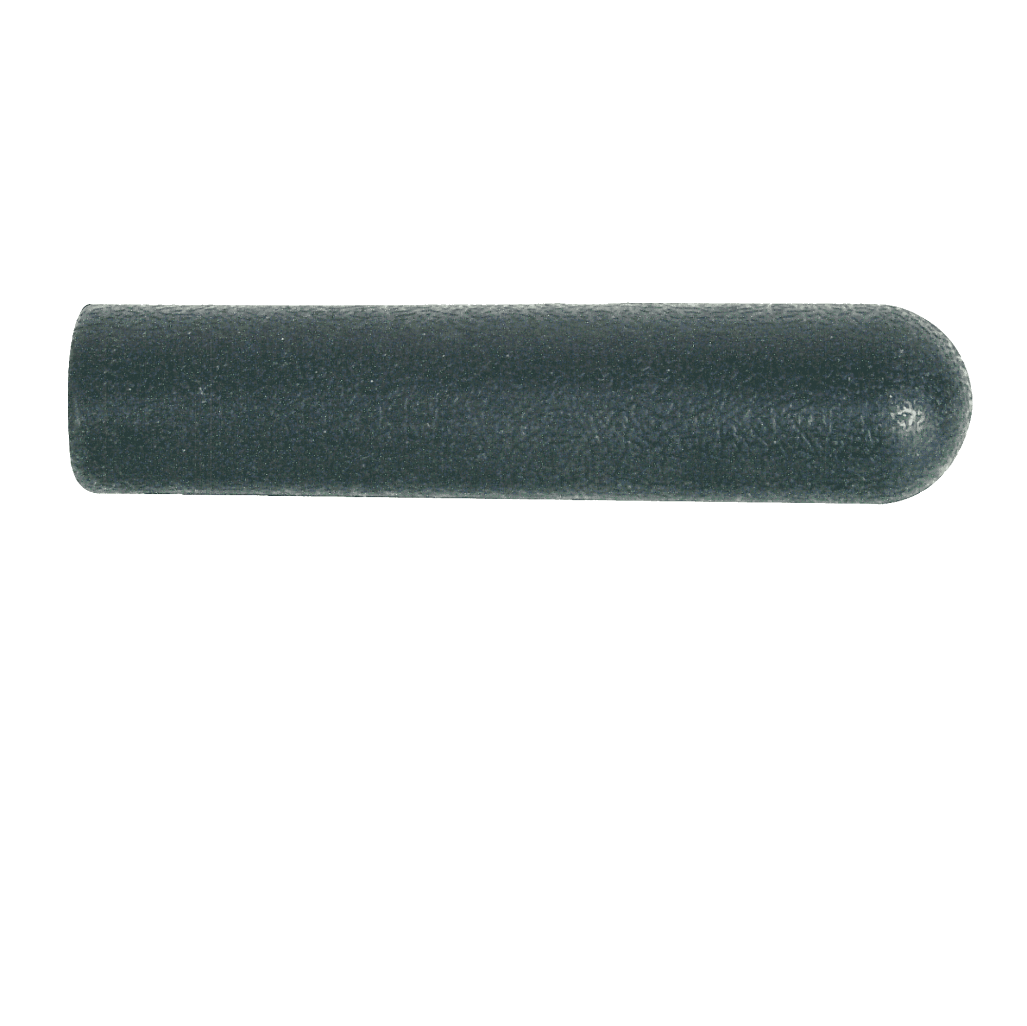 Closed End Hard Rubber Grip, 5" Long, Fits 1"