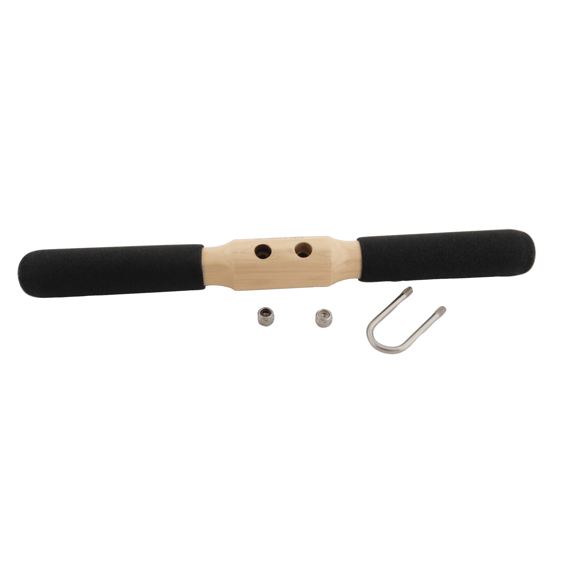 Wood Rower Handle With Grips | Concept 2 Rowers