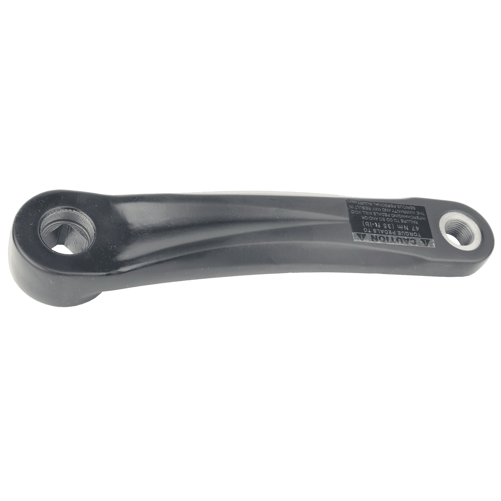 Left Crank Arm, Black, Keiser M3 Bikes
