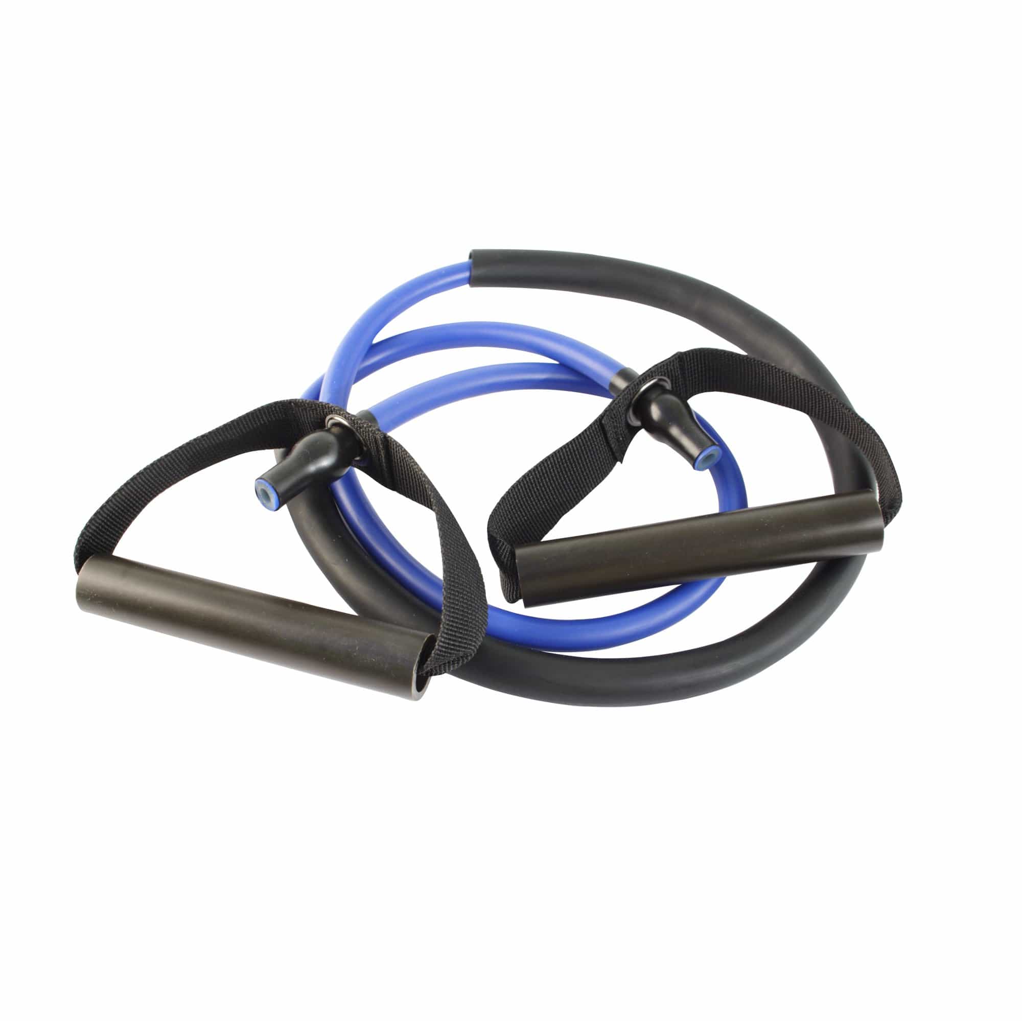 Resistance Tube With Protective Sleeve, Heavy Resistance, Blue