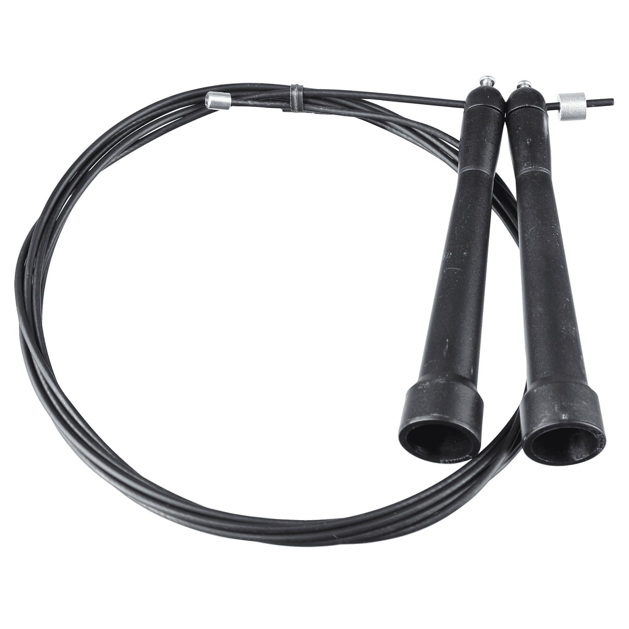 Quad Speed Cable Jump Rope, 9.5', Black
