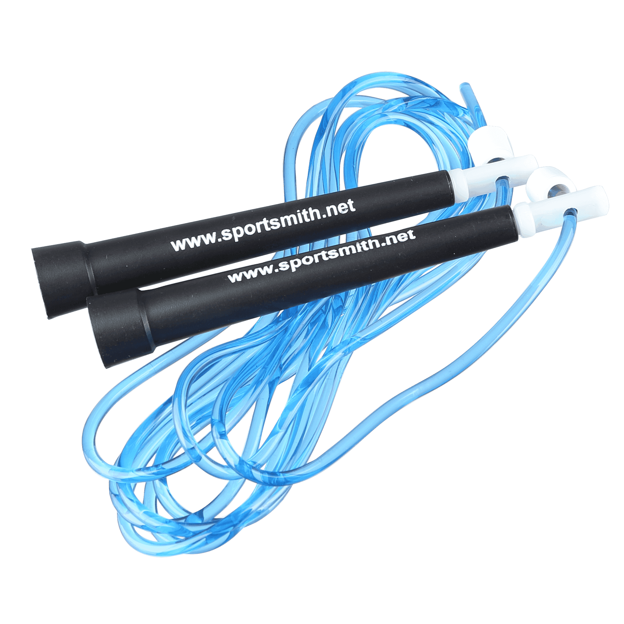 Boxer's Training Speed Jump Rope, 9' Adjustable Blue Cord