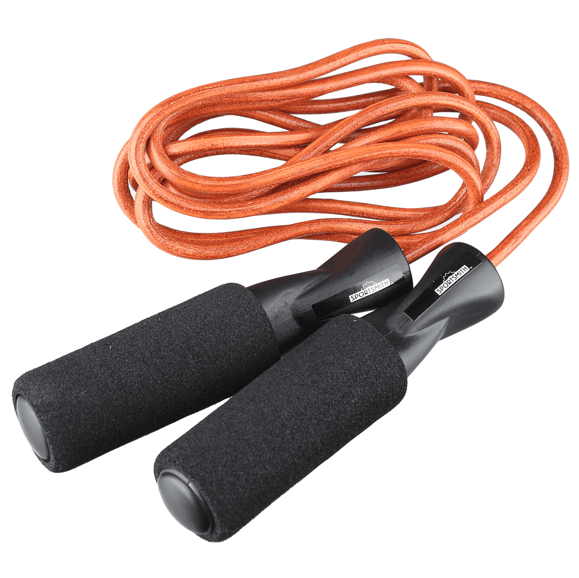 Sportsmith Leather Speed Jump Rope With Foam Grips, 9'