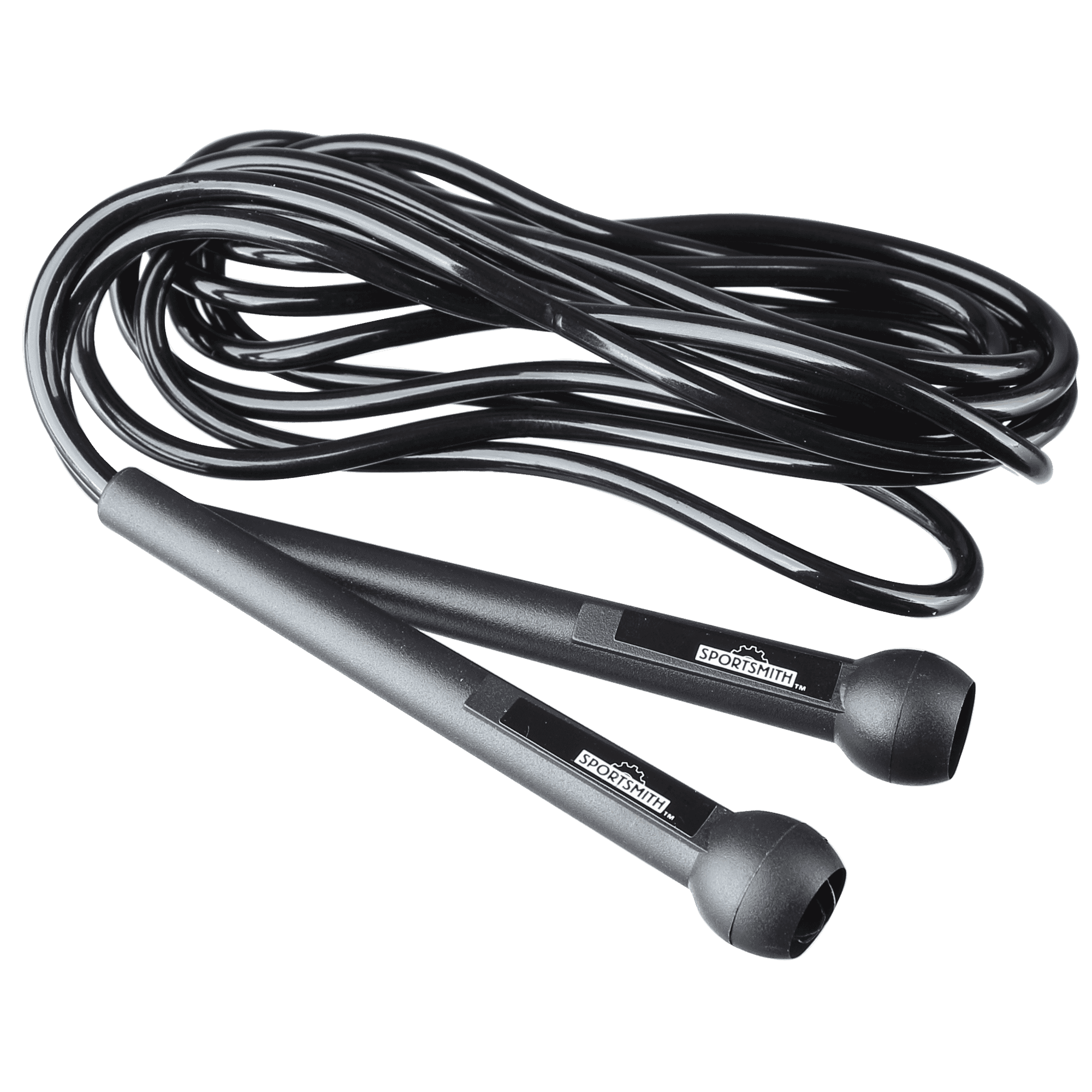 Speed Jump Rope With Molded Plastic Grips, 9.5'