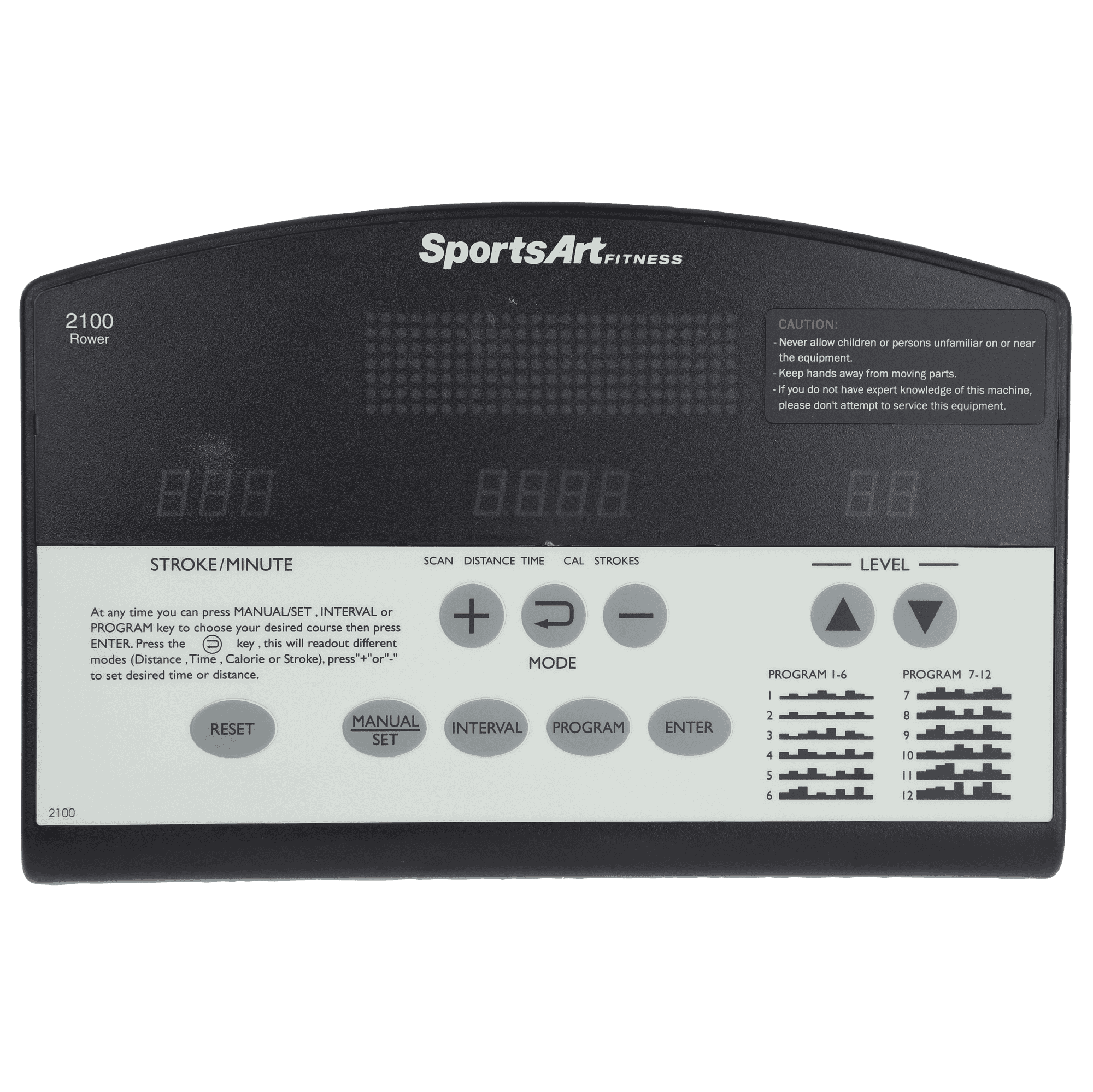 Sportsart 2100-01 Display