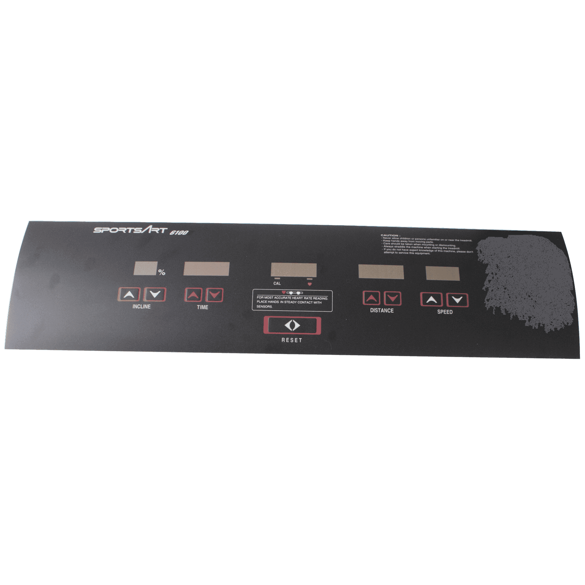 Sportsart Overlay and Keypad Htr