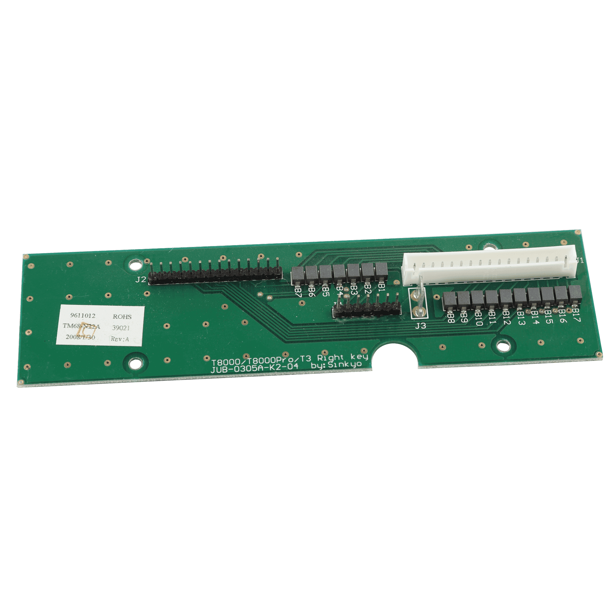 Right Control Board Key for Jub0305a-K2 T800