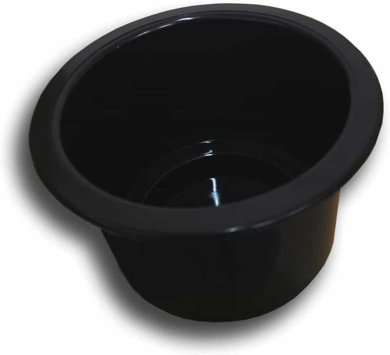 Black Golf Cart Cup Inserts, 2-Pack