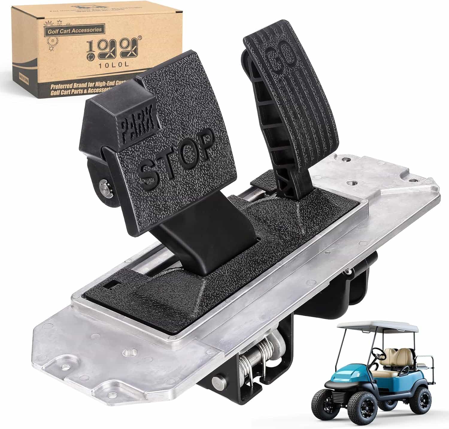 10L0l Golf Cart Accelerator Pedal Assembly - Gen 2 Oem Replacement (Fits 2009+ Electric Models)