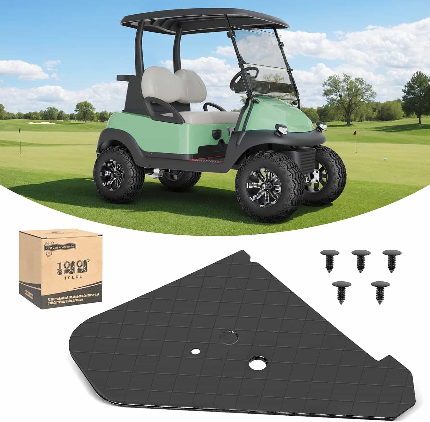 10L0l Golf Cart Brake Floor Cover Plate For Club Car Precedent