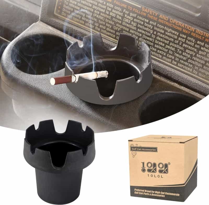 Universal Golf Cart Cup Holder Ashtray