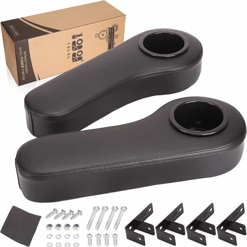 Golf Cart Armrest With Cup Holder