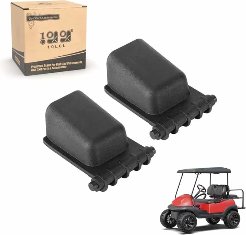 2-Piece Golf Cart Bag Rack Strap Buckle