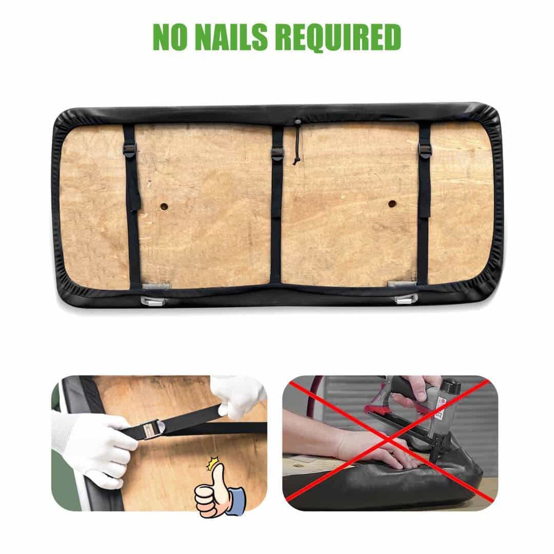 10L0l Golf Cart Seat Cover Diamond Leather Design For Yamaha G29/Drive/Driver 2 Gas & Electric