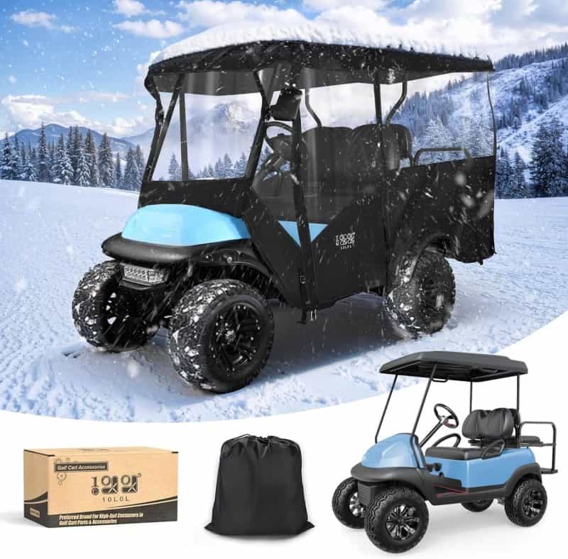 4 Passenger Golf Cart Enclosure Extended Roof