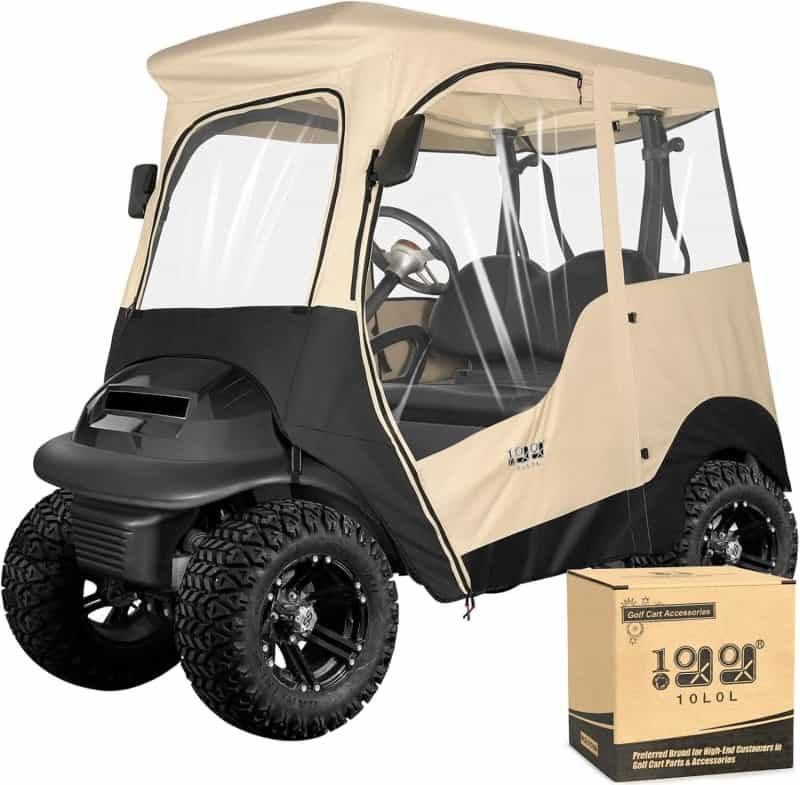 10L0l 2 Passenger Golf Cart Enclosure