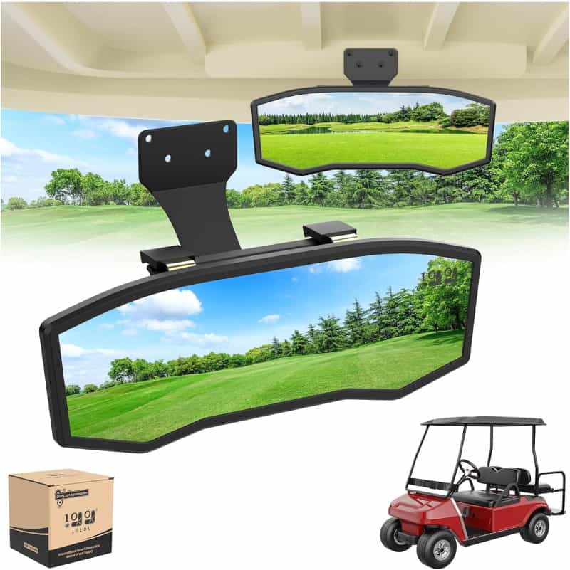 10L0L Universal Golf Cart Rear View Mirror