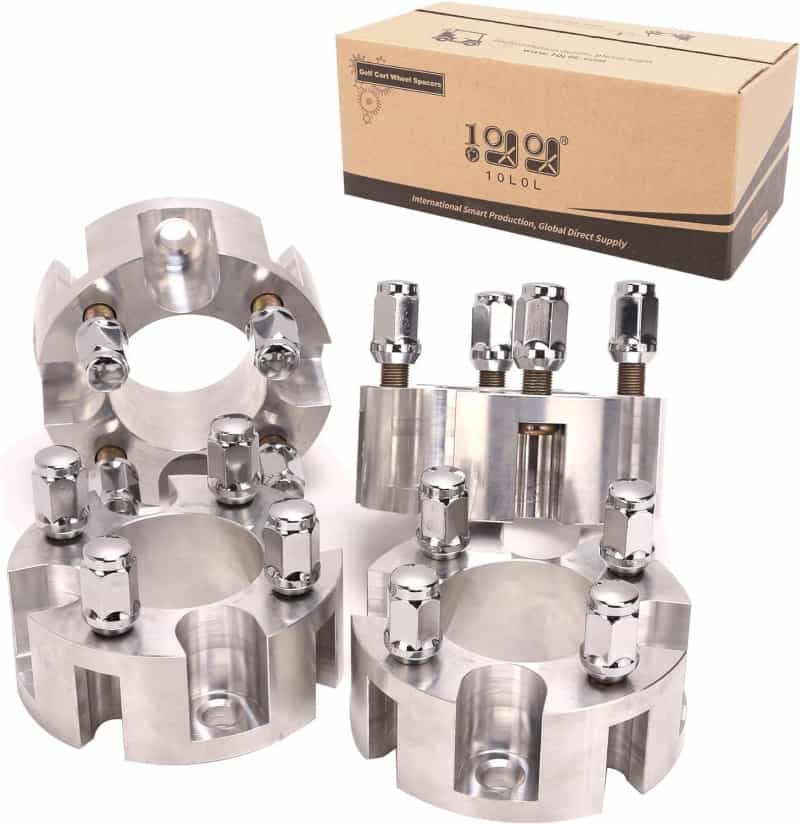 2-Inch Golf Cart Wheel Spacers Adapters