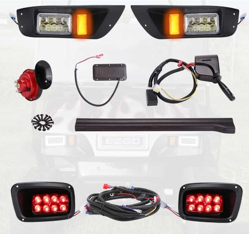 Deluxe LED Headlight Kit for EZGO TXT 1996-2013