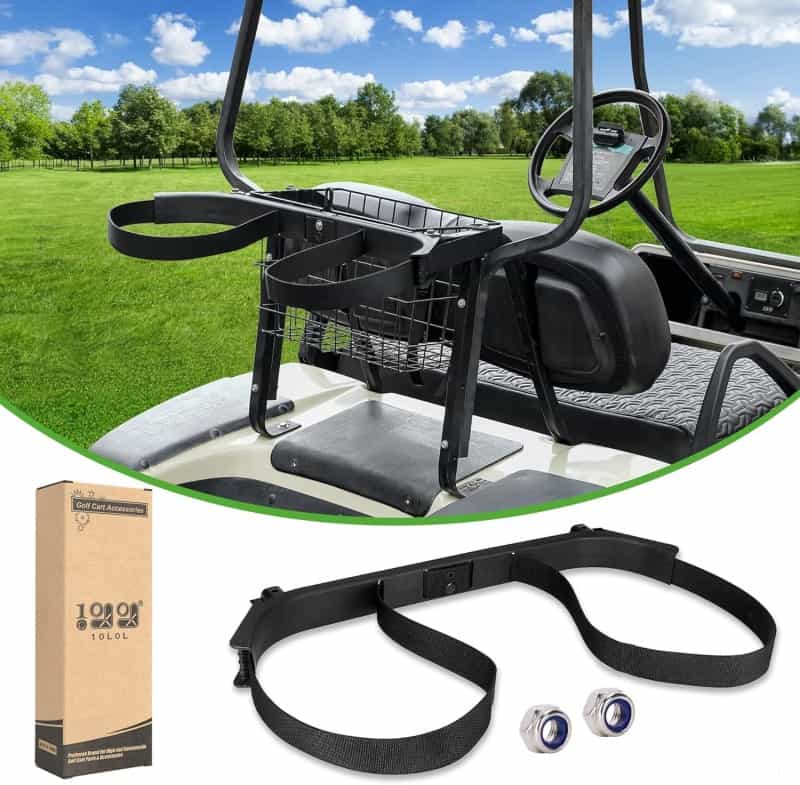 Golf Bag Attachment for Club Car DS Rear Seat