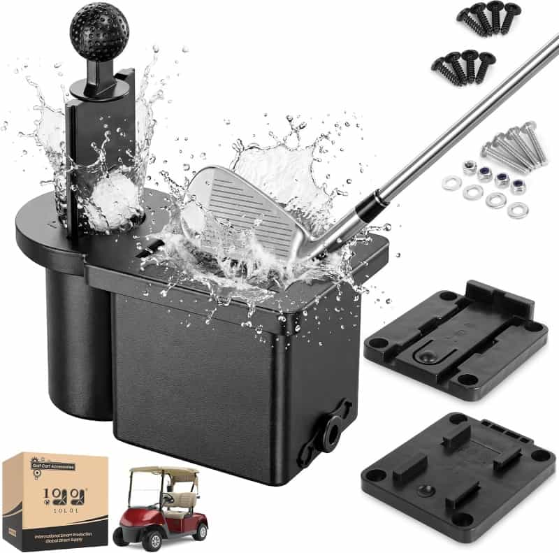 Golf Cart Ball Washer and Club Cleaning Kit