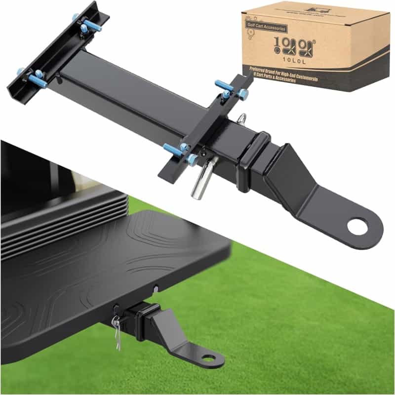 10L0l Heavy Duty Golf Cart Trailer Hitch Kit with 2" Receiver