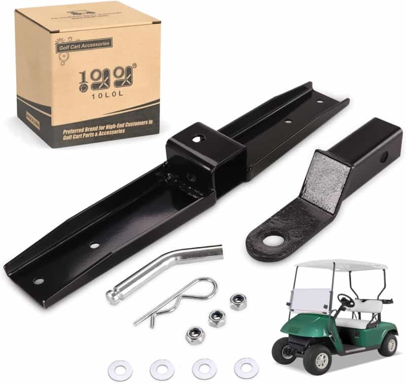 10L0L Golf Cart Trailer Hitch and Receiver for EZGO TXT & Medalist