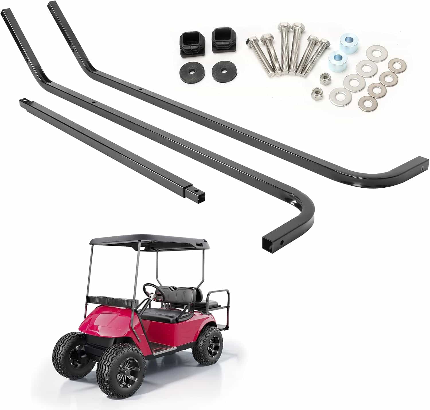 10L0l Front Roof Support Brackets For Ezgo Txt 2014-Up Golf Carts