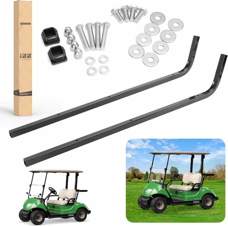 10L0l Front Roof Support Brackets For Yamaha Drive2 Golf Carts