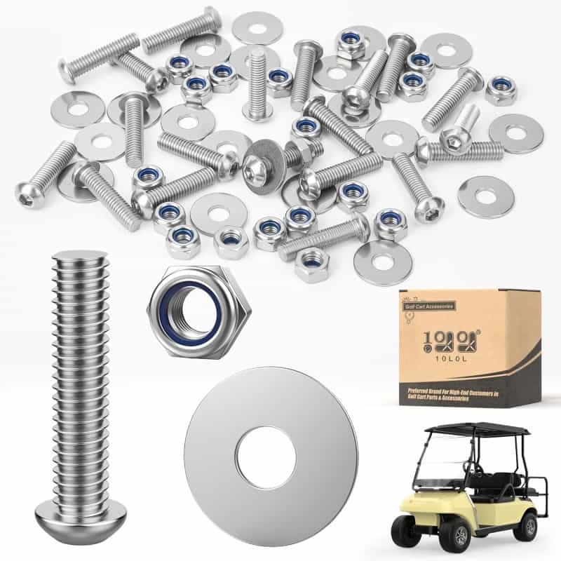 304 Stainless Steel Golf Cart Fender Bolt Kit