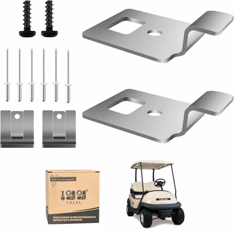 Club Car Precedent Seat Hinge Plate Set