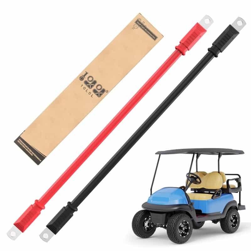4 AWG 25 Inch Battery Inverter Cables Set