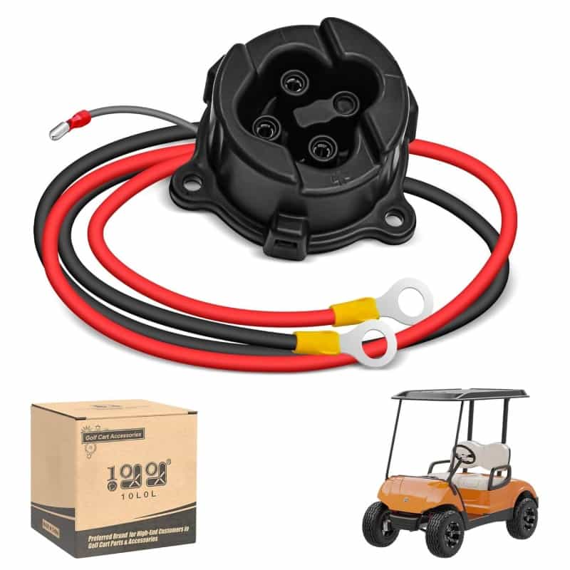 10L0L 48V Charger Receptacle for Yamaha G29 2011-Up