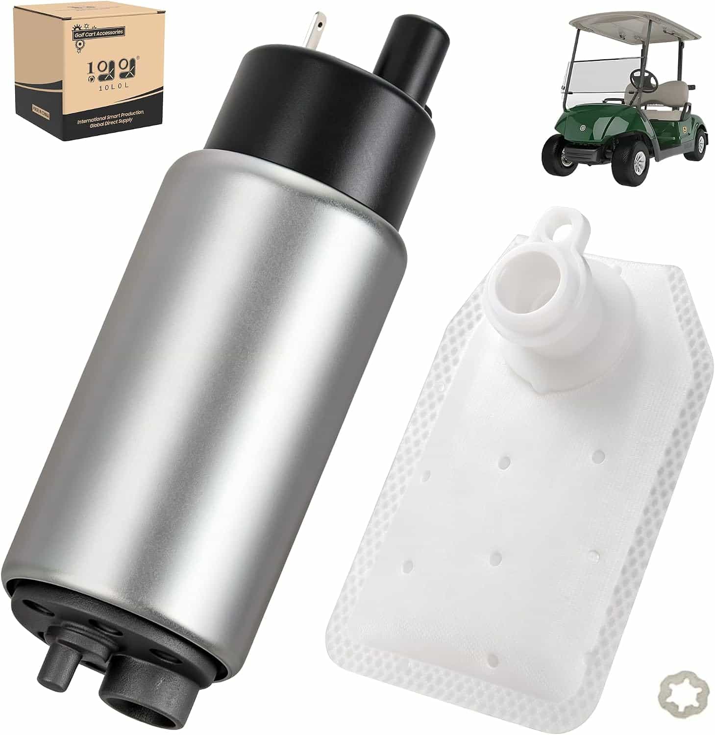 Golf Cart Electric Fuel Pump Replacement For Yamaha G29 Drive & Drive 2 (With Efi Filter Strainer)