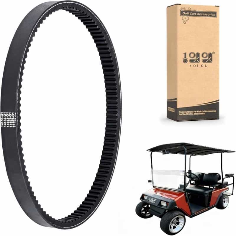 10L0l Golf Cart Drive Belt for EZGO Marathon 2-Cycle Gas Models (1976–1987)