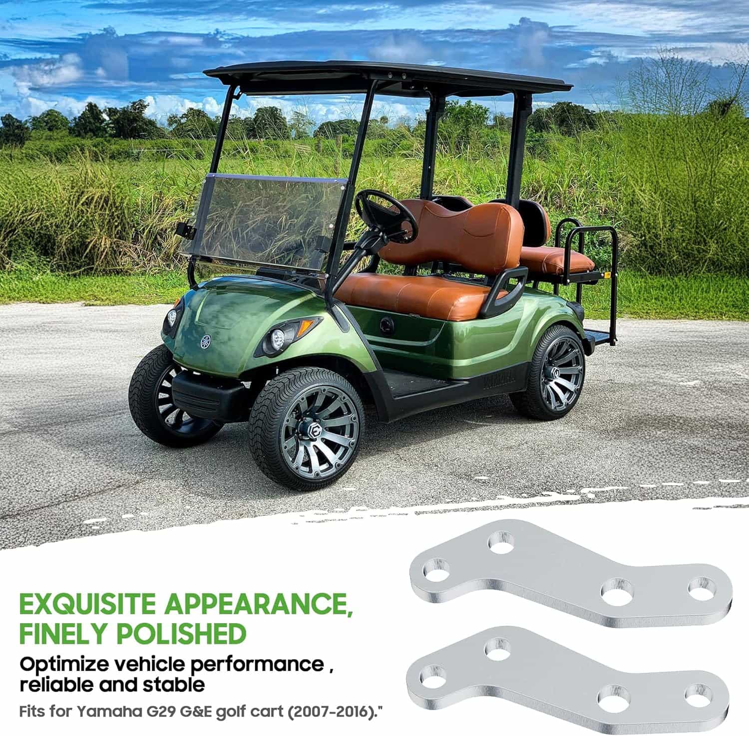 Golf Cart Knuckle Arm Driver And Passenger Side For Yamaha G29 Drive 2007-2016 Gas And Electric - 10L0l