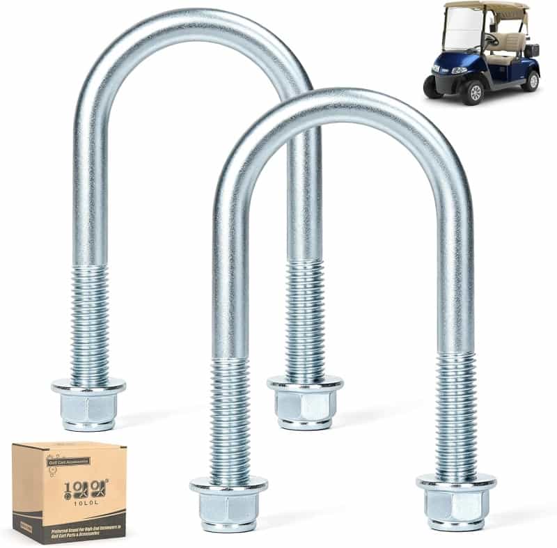 10L0l Golf Cart Rear Leaf Spring U-Bolt Kit For Ezgo Rxv (2016-Up, Gas & Electric)