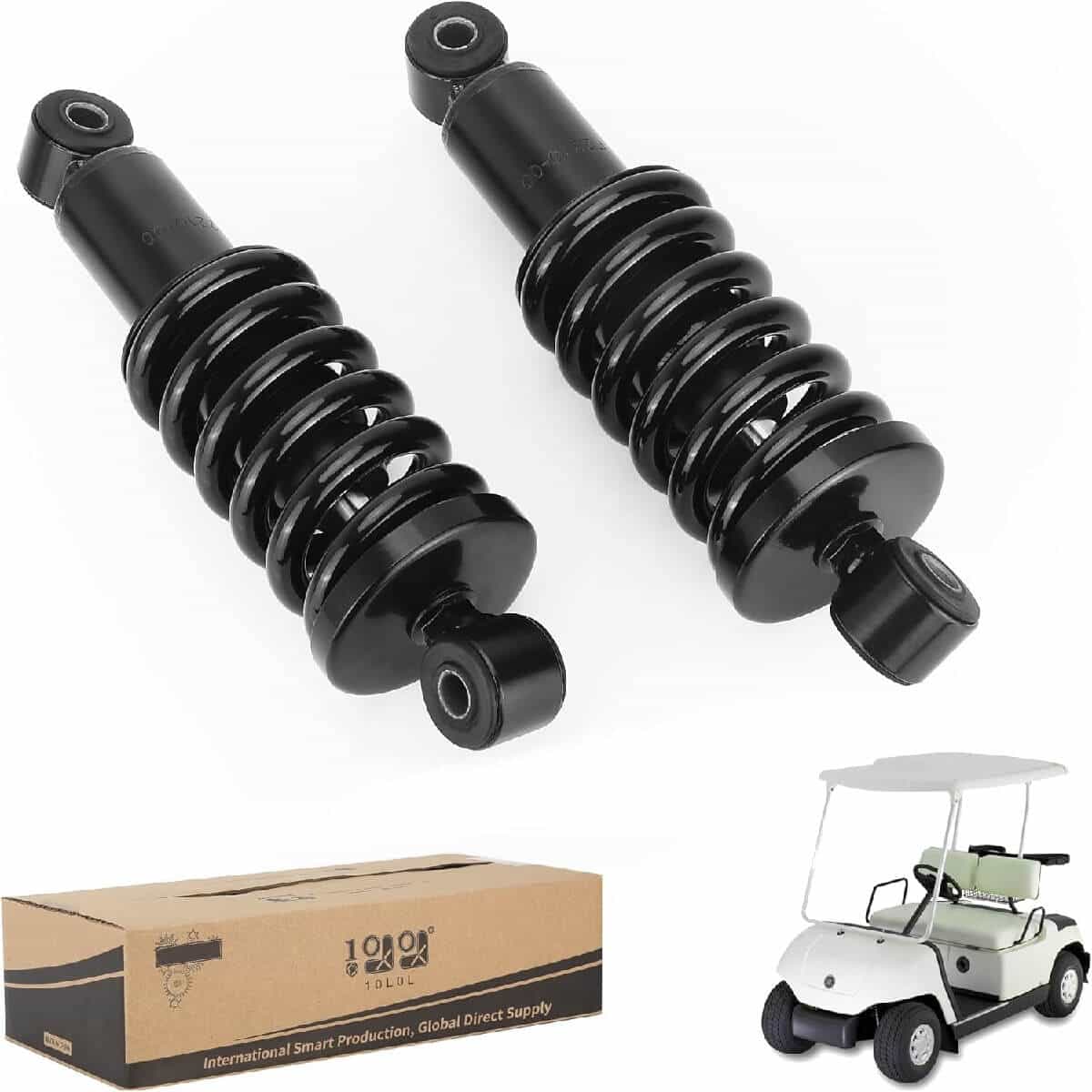 Heavy Duty Rear Shock Absorbers Kit For Yamaha G14, G16, G19, G20, G22 & G29 Golf Carts (2Pcs)