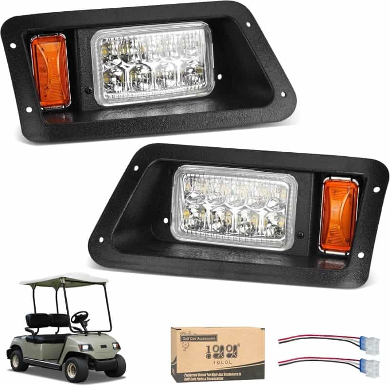 12V LED Headlight Kit for Yamaha G14 G16 G19 G22