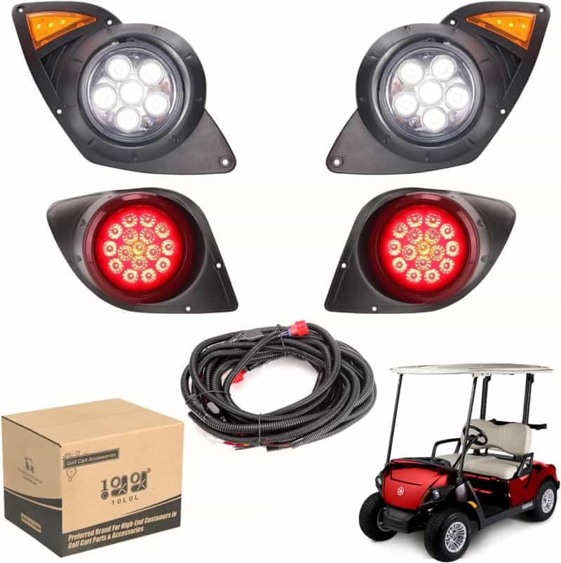 Golf Cart Headlight Taillight Kit for Yamaha G29 2007-Up