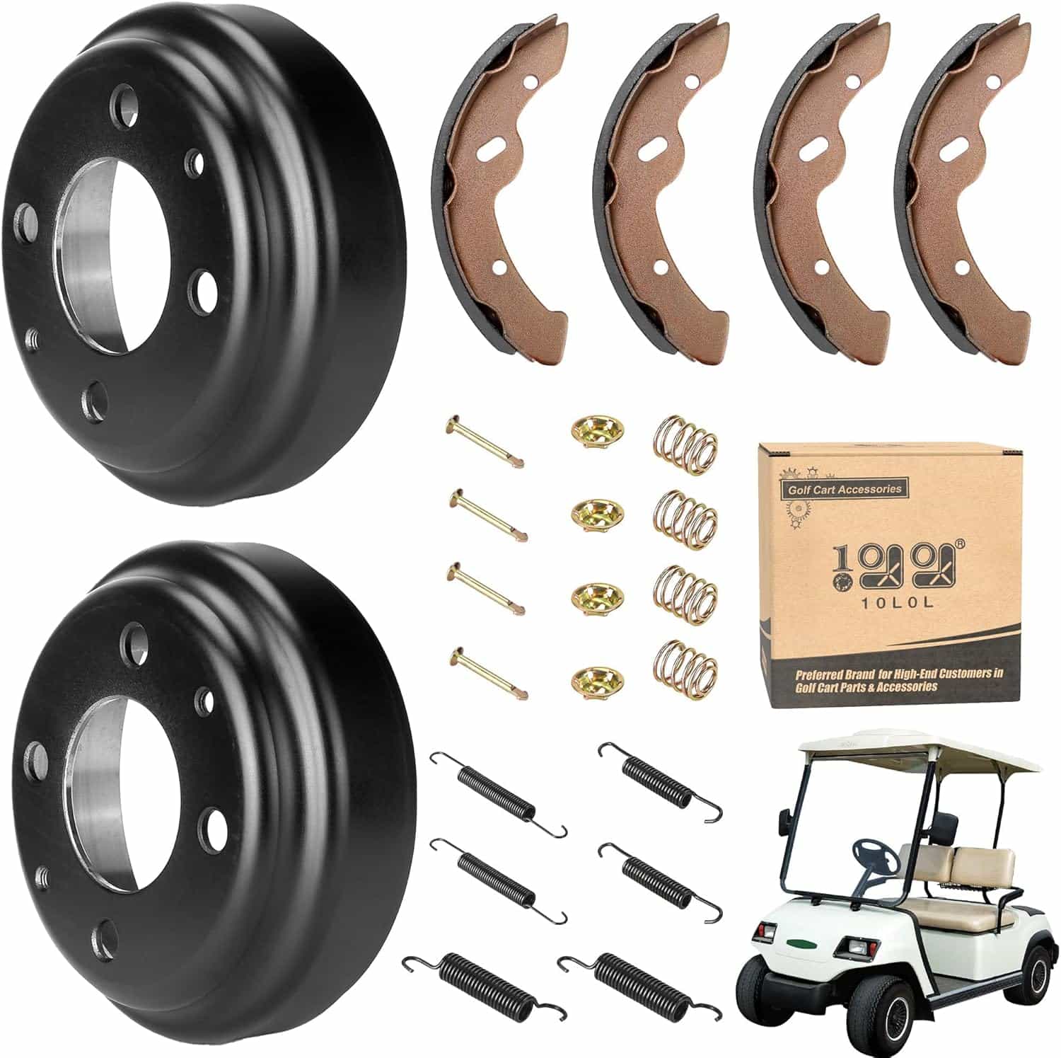 Golf Cart Brake Repair Kit For Yamaha G14, G16, G19, G22 G&E 1994-2006 - 10L0l