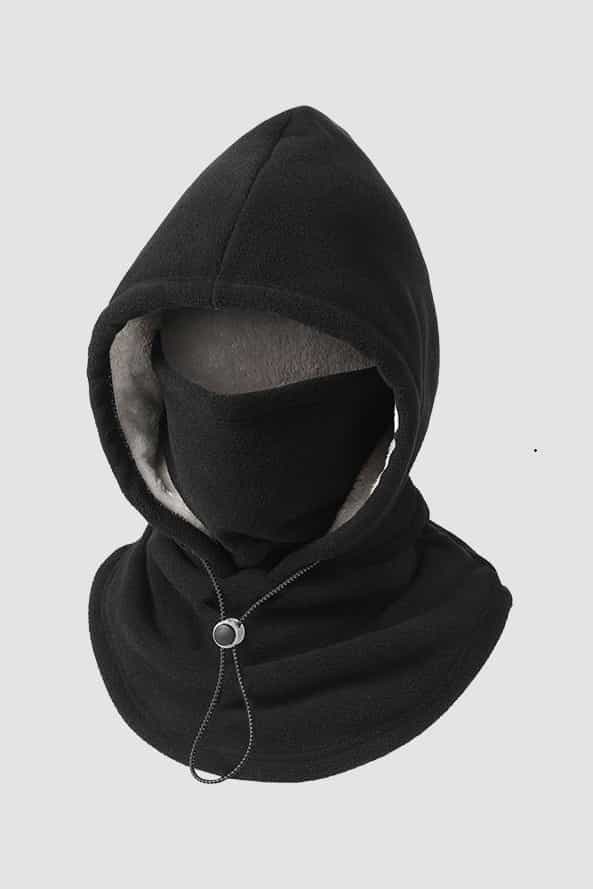 Ideal Unisex Winter Balaclava Hat With Integrated Fleece Face Mask, Windproof Thermal Hood And Neck Protection For Outdoor Cycling And Cold Weather